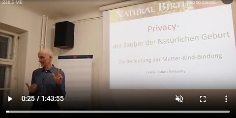 DER ZAUBER DER NATÜRLICHEN GEBURT_Die natürliche Geburt referiert von Frank Robert Belewsky