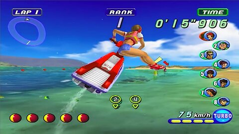 Wave Race 64 - Time Trial - Sansetto Bei