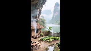 Secluded Cave Resort, Lake Views, Garden, Camp Vibes, Peaceful, Dreamy Vacation Moments.