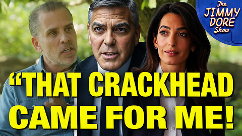 “Crackhead Hunter Biden Is Talking Sh*t About Me & Amal!” – George Clooney