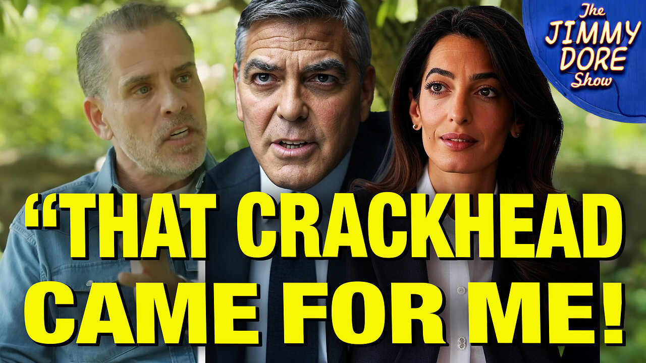 “Crackhead Hunter Biden Is Talking Sh*t About Me & Amal!” – George Clooney