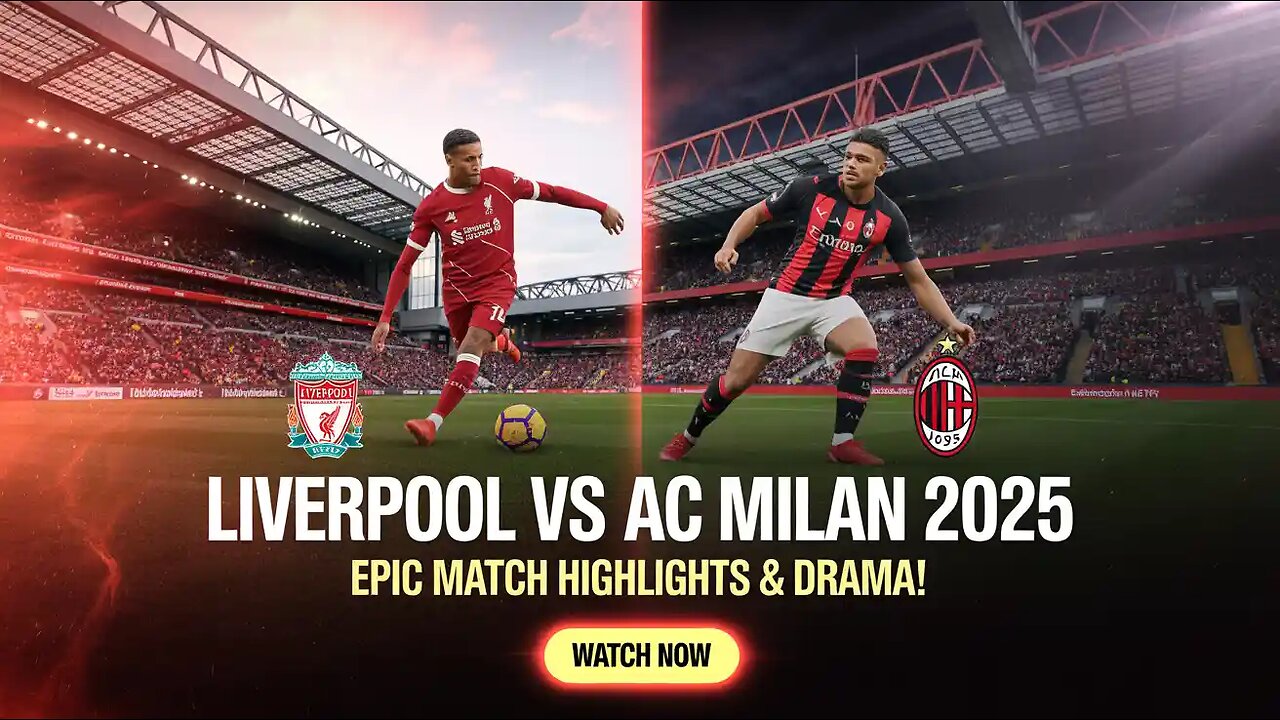 Liverpool vs AC Milan 2025: Thrilling Clash Ends in Legendary Showdown | Highlights & Recap