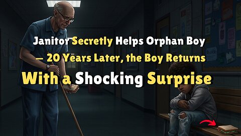 Janitor Secretly Helps Orphan Boy — 20 Years Later, the Boy Returns with a Shocking Surprise