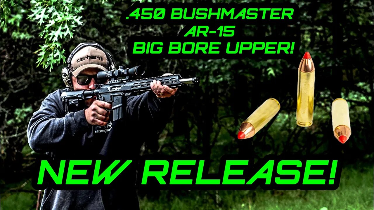 450 Bushmaster AR-15 Upper Review + Ballistics vs 30-30, 6.5 Grendel & .45-70