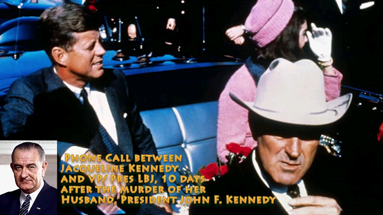 Jackie Kennedy Phone Call After Assassination LBJ wants to SPANK HER! Freakshow Predator