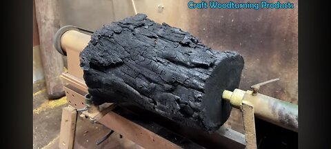 Amazing Craft Woodturning Products - Recycling From A Burnt Wood To Stunning Design With Lathe