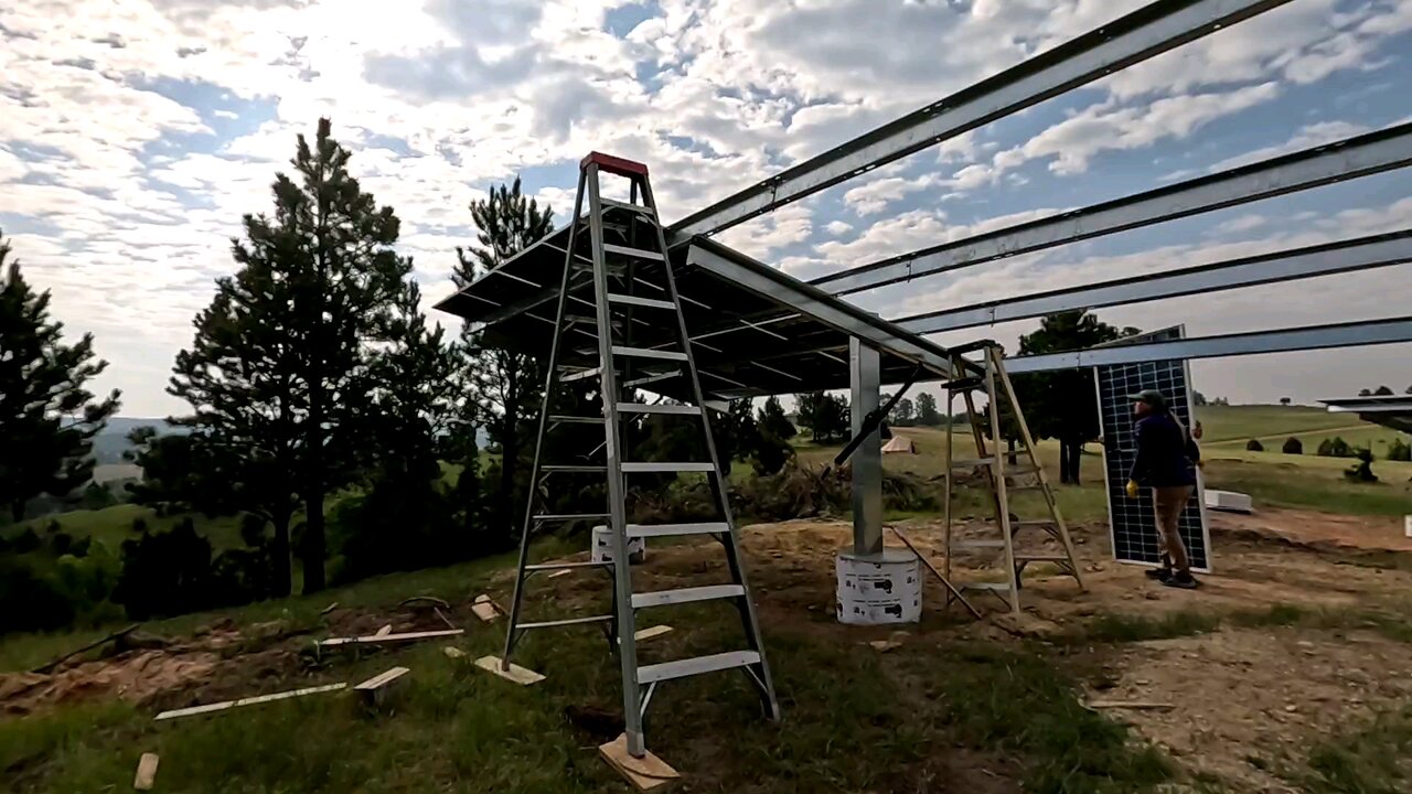 North Rack Panel Installation 3rd Day