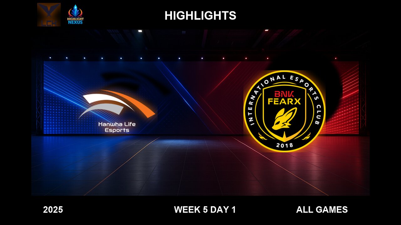 HLE vs BFX Highlights ALL GAMES - LCK W5D1 Split 2 2025 - Hanwha Life Esports vs BNK FearX