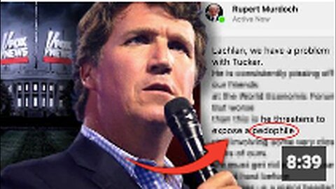 "Elite Pedophile Ring: Carlson's Planned Expose Before Unexpected Ousting"
