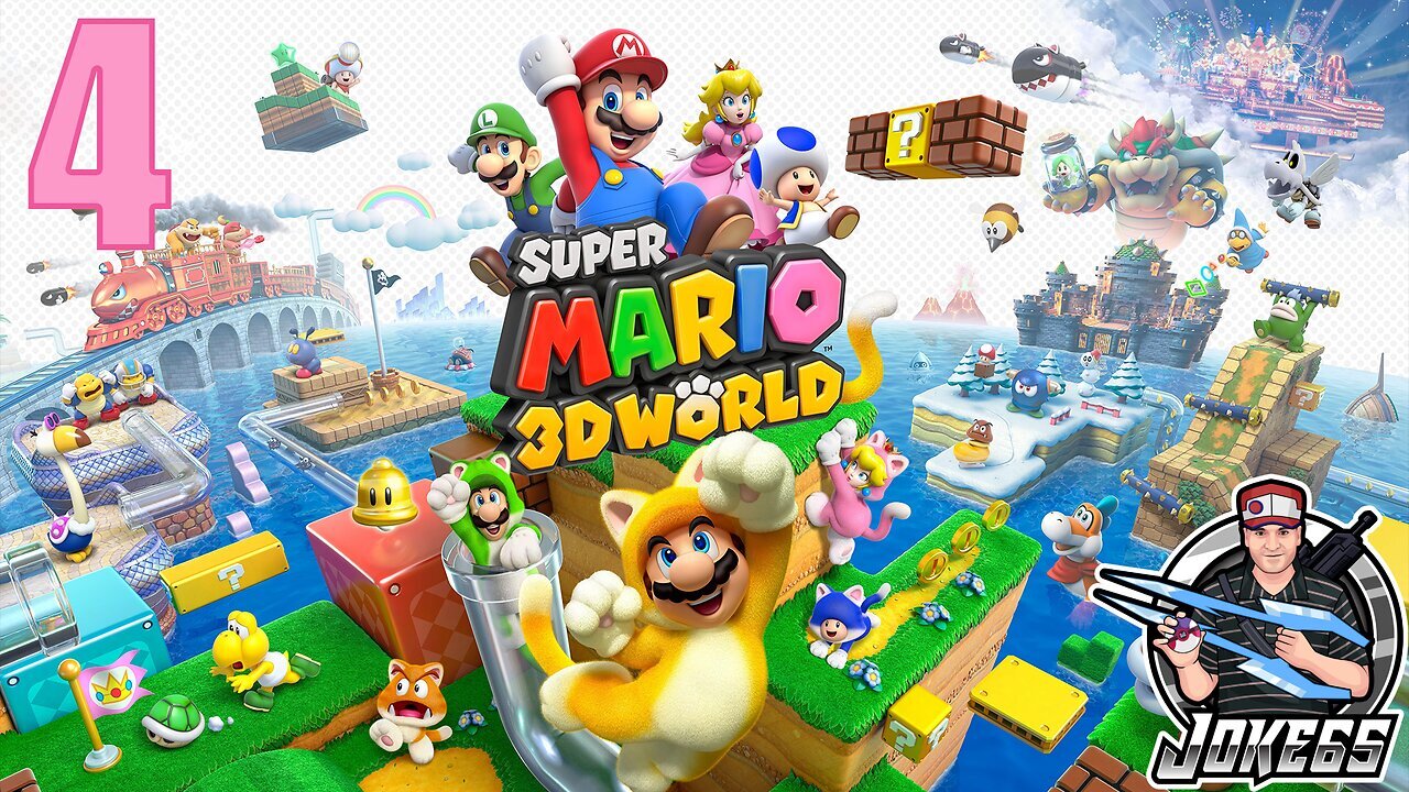 [LIVE] Super Mario 3D World | Second Playthrough | PC | 4 | The Spirits In The Sky!