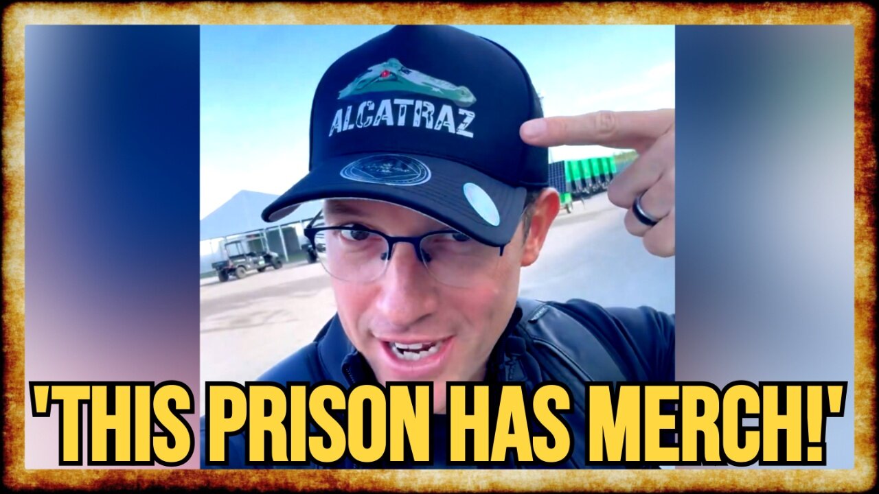 Deranged MAGA Clown PEDDLES MERCH at Alligator Alcatraz