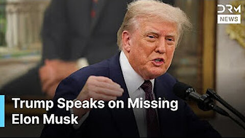 Trump asked if he miss Elon.