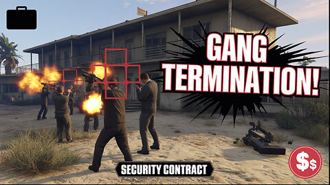GTA V Online: Agency Security Contracts - Gang Termination + Defend Bunker Business Mission Solo!