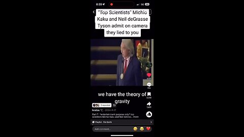 Top Scientist There Is No Such Thing As Gravity We Lied To You