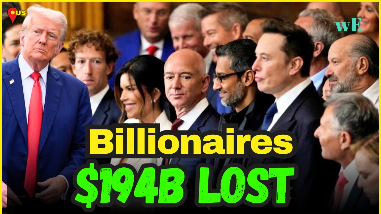 Top Billionaires Lost $194B Under Trump—Elon Musk's $114B Hit Explained - WorldEye