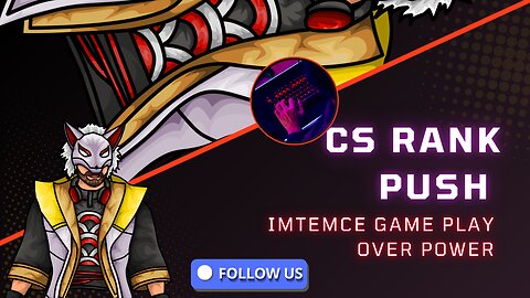 Cs Rank push free fire || intence gameplay