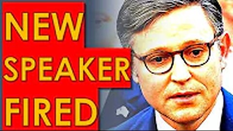 Mike Johnson REMOVED As SPEAKER, 160 Republicans VOTE HIM OUT MOMENTS AGO?!?