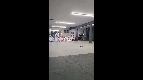 Middle Son's Nunchucks Black Belt Test