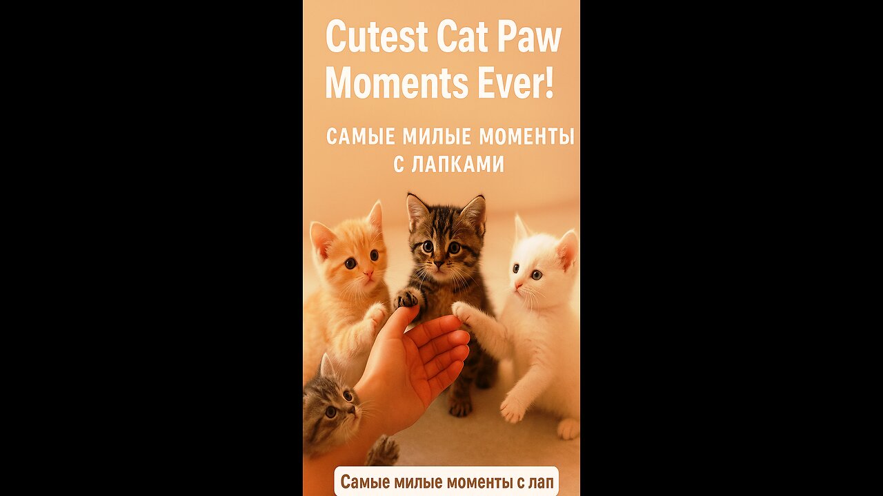 When a kitten extends its paw… 🐾🥹💕