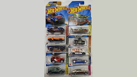 🚗🚓FUN🚗🚓 Lot of 10: Random Hot Wheels RACE CAR Vehicles - Various Models - NEW