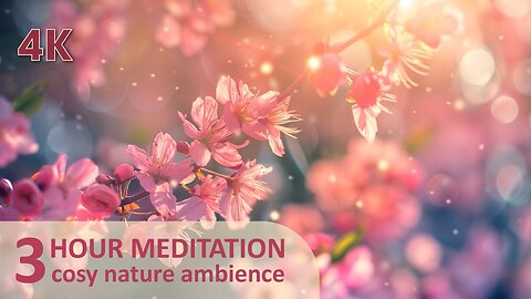 3 Hours Of Nature Ambience | Meditation, Inner Peace, Healing | Calming Birdsong In A Garden