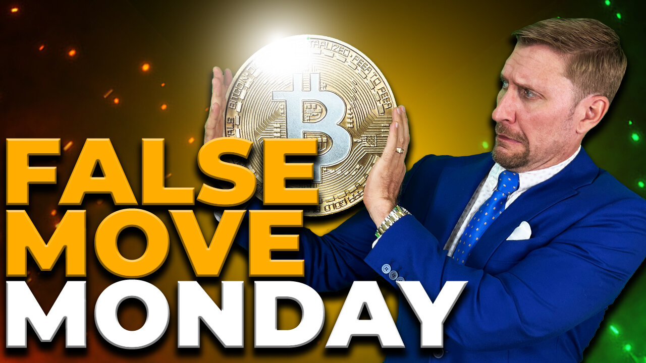Bitcoin Live Trading: False Move Monday? This Price Pattern is EVERYWHERE Today! EP1716