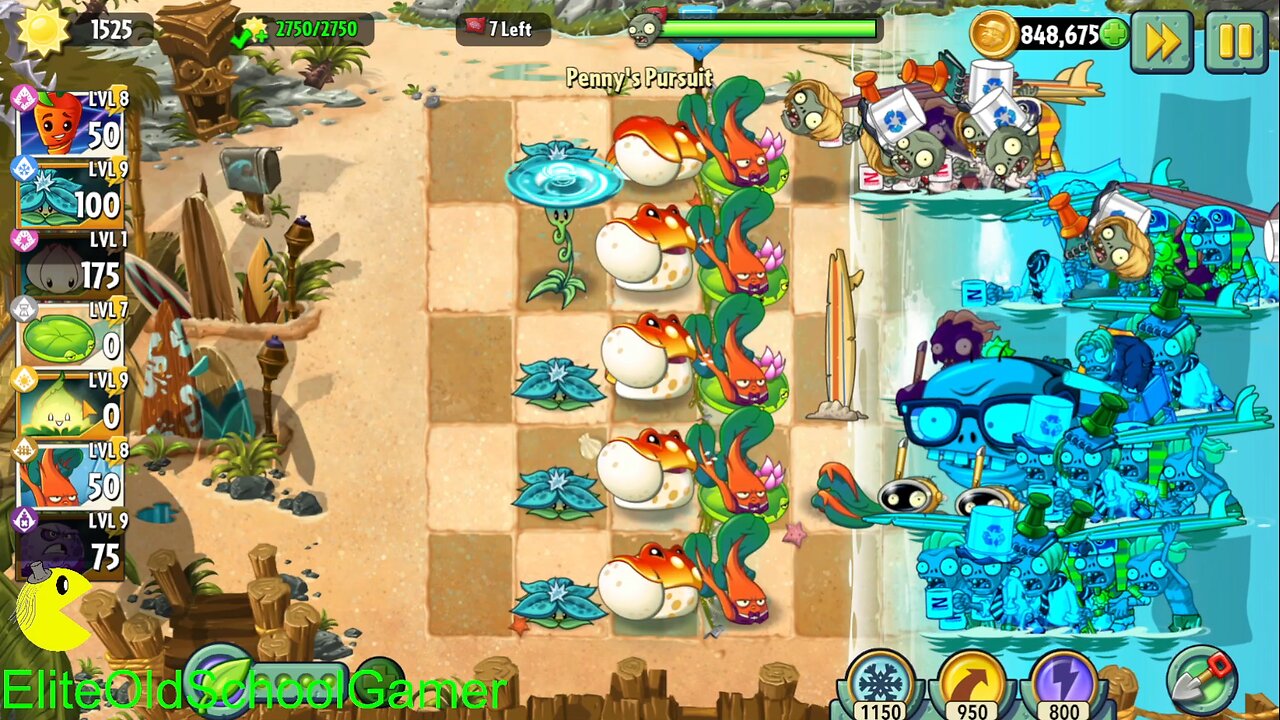 Plants vs Zombies 2 - Penny's Pursuit - Seedium Showcase - Guard-shroom - April 2025