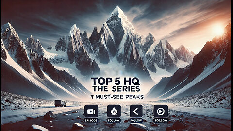 TOP 5 HQ: THE SERIES - EPISODE 1 | Top 5 Tallest Mountains 🌍 | Must-See Peaks