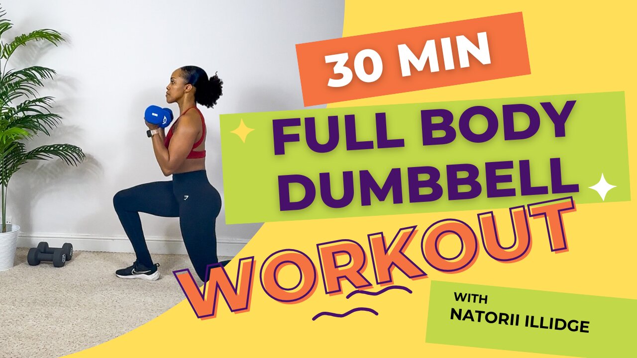 🔥 Full-Body Dumbbell Workout | Build Strength & Burn Calories in 30 MIN 🔥