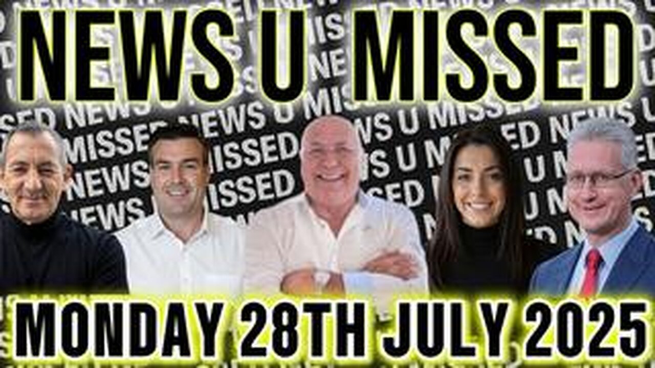 DAILY NEWS WITH CHARLIE WARD. PAUL BROOKER & LEMBIT OPIK MONDAY 28TH JULY 2025