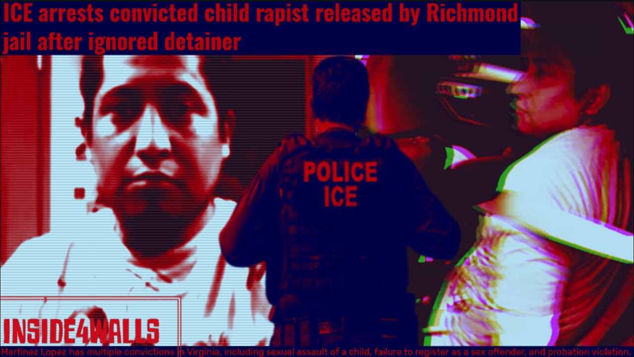 ICE arrest Illegal Alien Whose A Convicted Child R@PIST Ontop Of Many Other Charges who was relased.