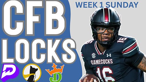 CFB SUNDAY - TOP PLAYER PROPS - TOP ML PLAY