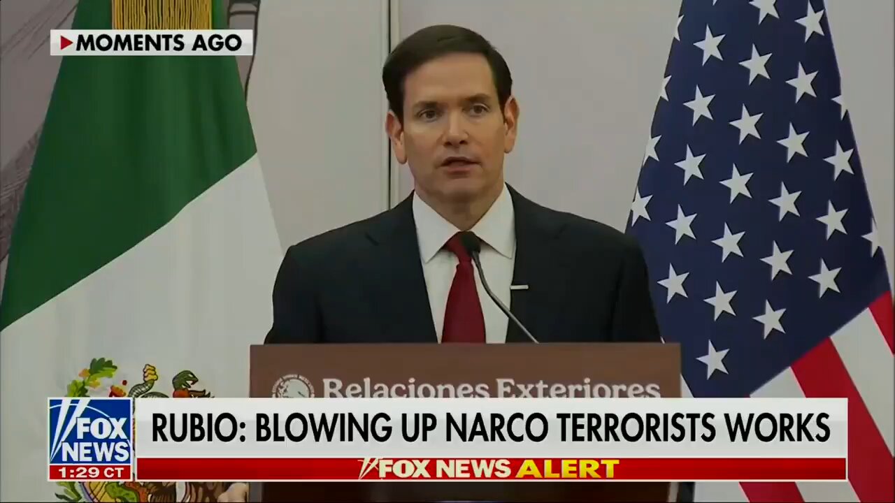 🔥JUST IN: RUBIO responds to leftists crying because Trump blew up narcoterrorists