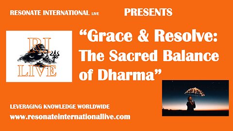 “Grace and Resolve: The Sacred Balance of Dharma”