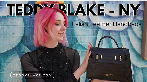 Teddy Blake - AVA CROCO 9 Handbag | How to Model Accessories