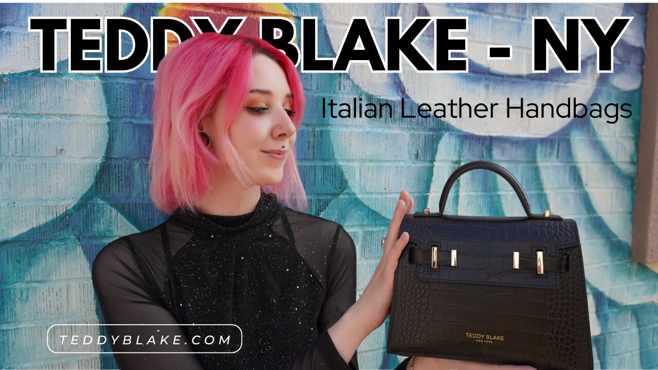Teddy Blake - AVA CROCO 9 Handbag | How to Model Accessories