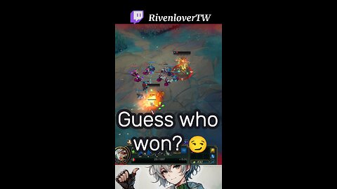 Guess who won? 😏