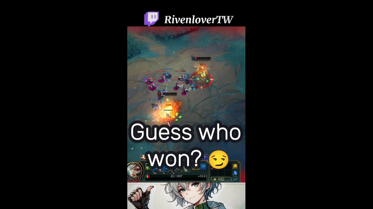 Guess who won? 😏