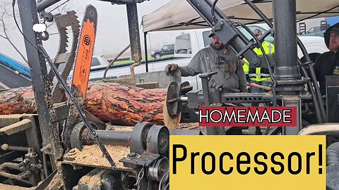 Amazing Homemade Wood Processor