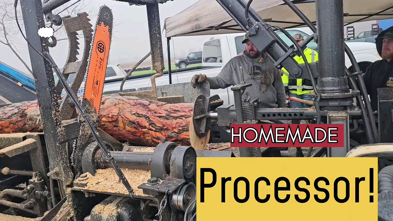 Amazing Homemade Wood Processor