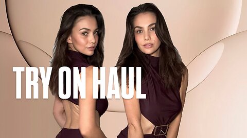 TRY ON： SEXY CUT OUT DRESS 🍇 ｜ Paulina Stepowska