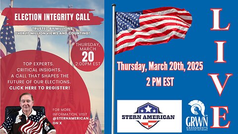 Integrity Action call With Steve Stern - Thursday, March 20th at 2:00PM EST