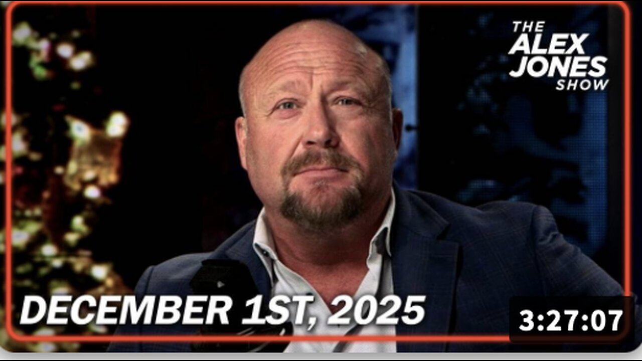 12 1 25 ALEX JONES Organized Rioters Attack ICE In NYC As Democrats Call For Military Mutiny