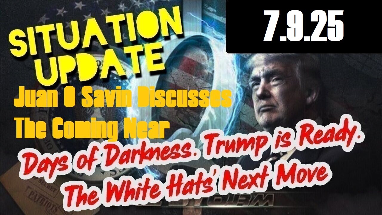 SITUATION UPDATE 7/9/25 - Desperate Dems Going Into Civil War Mode, Organized Ice Attacks