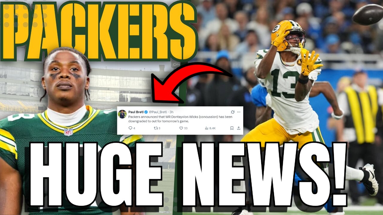 🚨 BREAKING NEWS! Packers vs Bears Injury UPDATE Just Dropped