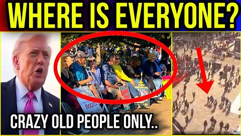 Anti-Trump ‘NO KINGS’ Protests FAIL MISERABLY As No YOUNG Voters or Moderates Show up!!!
