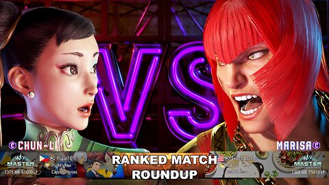 Kuya Kalbo SF6 Ranked Match Roundup. Chun Li Master Rank [Hori Fight Stick]