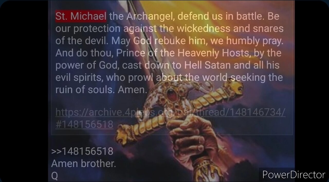St. Michael, the Archangel, defend us in battle.