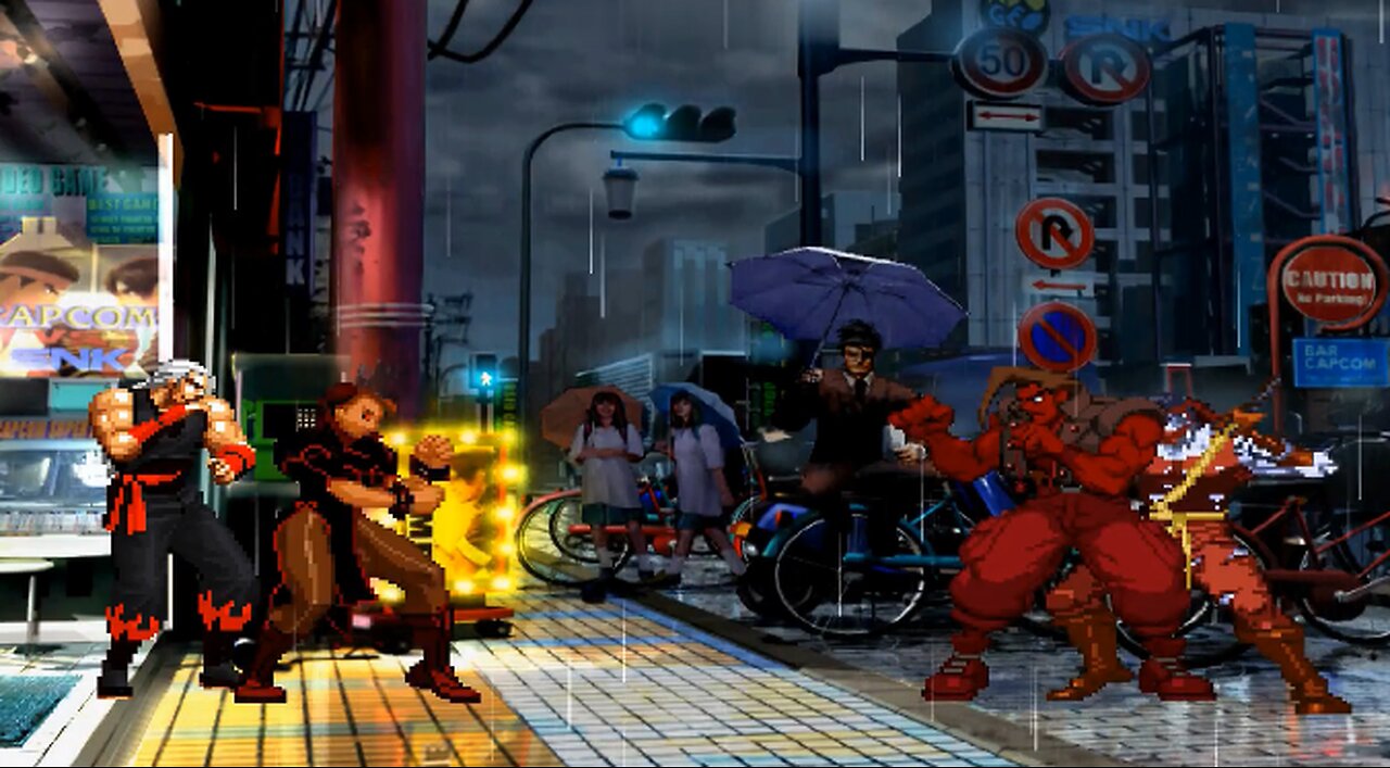 Shadow Lady & Shadow Andy vs Shadow Nash & Shadow Jago - (Hardest AI)