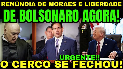 BOMBA!! O CERCO FECHOU! TRUMP NÃO PERDOA PRISÃO DE BOLSONARO E VAI PRA CIMA DE LULA E MORAES!
